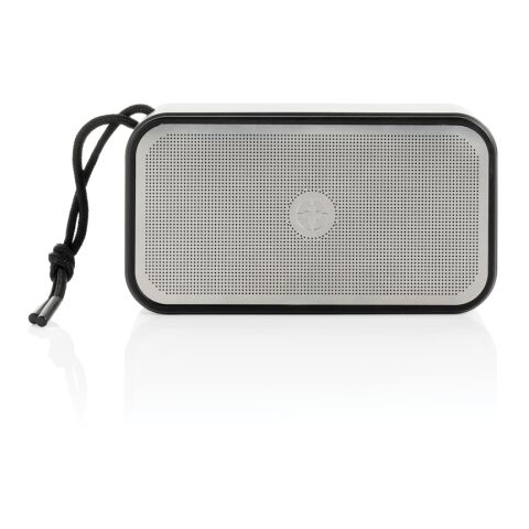 Swiss Peak 10W Basslautsprecher aus recyceltem Aluminium grau | ohne Werbeanbringung | Nicht verfügbar | Nicht verfügbar