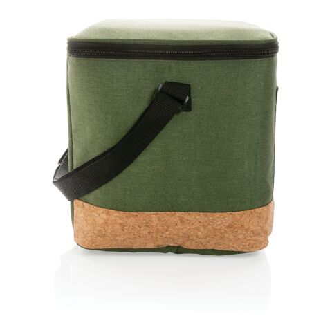 Impact AWARE™ XL RPET Two-Tone Kühltasche mit Korkdetail grün | ohne Werbeanbringung | Nicht verfügbar | Nicht verfügbar | Nicht verfügbar