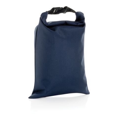 Snackstrap faltbarer Lunchbag aus AWARE™ rPET 30 x 20cm marineblau | ohne Werbeanbringung | Nicht verfügbar | Nicht verfügbar