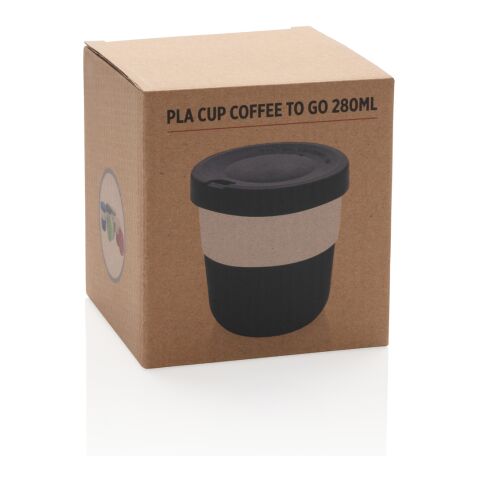 PLA Cup Coffee-To-Go 280ml schwarz | ohne Werbeanbringung | Nicht verfügbar | Nicht verfügbar