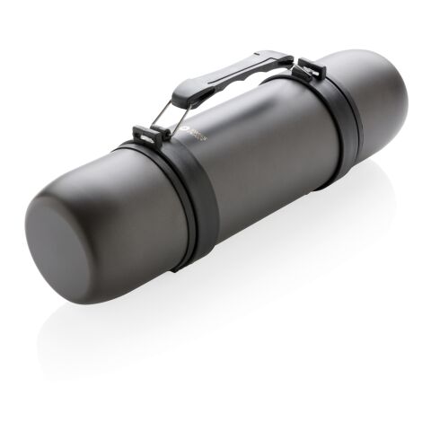 Thermosflasche mit 2 Bechern anthrazitgrau | ohne Werbeanbringung | Nicht verfügbar | Nicht verfügbar | Nicht verfügbar