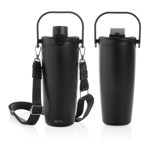 Avira Ayala Crossbody Duosip Becher aus RCS rec. Stahl schwarz | ohne Werbeanbringung | Nicht verfügbar | Nicht verfügbar