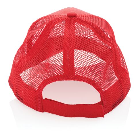 Impact AWARE™ 190gr Brushed rCotton 5 Panel Trucker-Cap rot | ohne Werbeanbringung | Nicht verfügbar | Nicht verfügbar | Nicht verfügbar