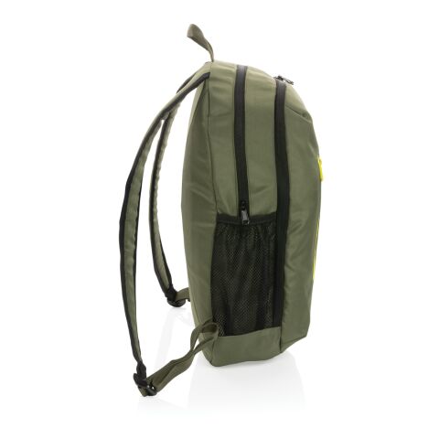 Impact AWARE™ 300D RPET Casual Rucksack grün-limone | ohne Werbeanbringung | Nicht verfügbar | Nicht verfügbar | Nicht verfügbar