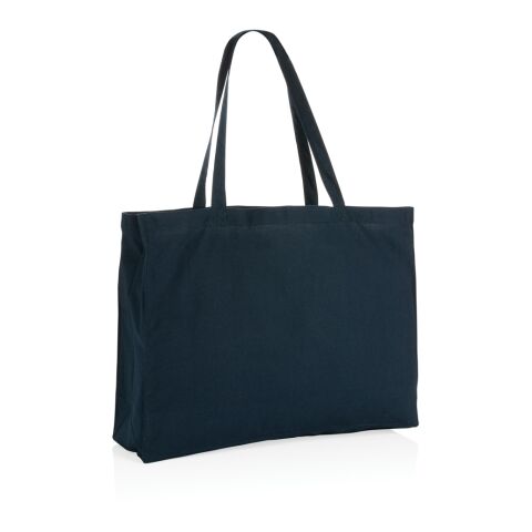 Impact AWARE™ recycelte Baumwoll-Shopper 145gr marineblau | ohne Werbeanbringung | Nicht verfügbar | Nicht verfügbar | Nicht verfügbar