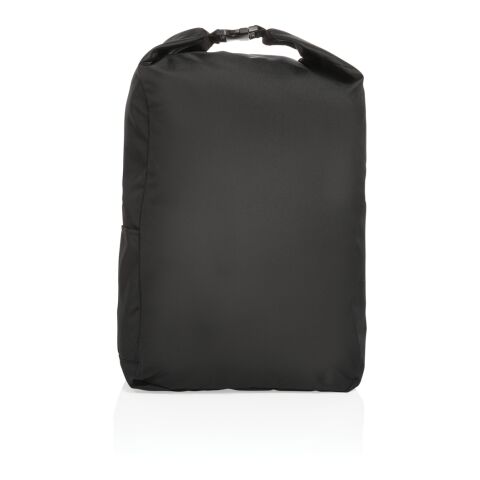 Impact AWARE™ RPET Basic Rolltop-Rucksack schwarz | ohne Werbeanbringung | Nicht verfügbar | Nicht verfügbar | Nicht verfügbar