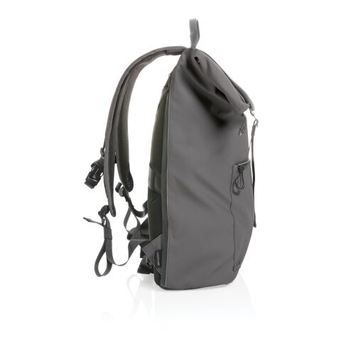 Impact AWARE™ RPET wasserabweisender 15.6&quot; Laptop-Rucksack grau | ohne Werbeanbringung | Nicht verfügbar | Nicht verfügbar | Nicht verfügbar