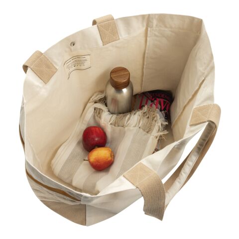 BEAU AWARE™ Allround-Shopper aus rec. Canvas 400gr/m² weiß