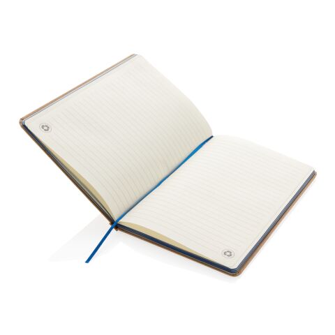 Nachhaltiges A5 Notizbuch blau | ohne Werbeanbringung | Nicht verfügbar | Nicht verfügbar