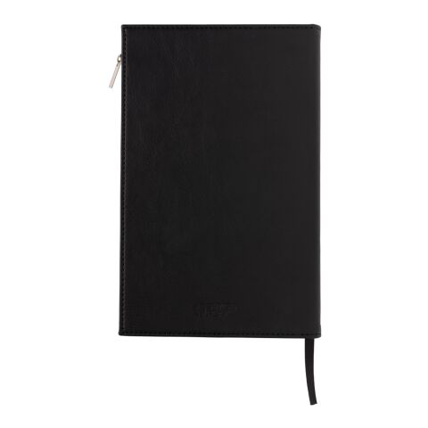 Swiss Peak A5 Notizbuch mit Zipper-Tasche schwarz | ohne Werbeanbringung | Nicht verfügbar | Nicht verfügbar