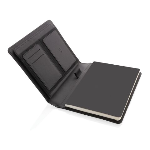 Impact AWARE™ RPET A5 Portfolio schwarz | ohne Werbeanbringung | Nicht verfügbar | Nicht verfügbar