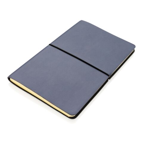 Modern Deluxe Softcover A5 Notizbuch navy blau | ohne Werbeanbringung | Nicht verfügbar | Nicht verfügbar