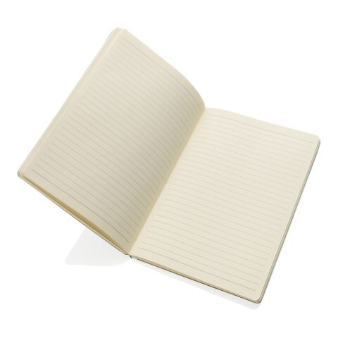 A5 FSC® Deluxe Hardcover Notizbuch grau | ohne Werbeanbringung | Nicht verfügbar | Nicht verfügbar