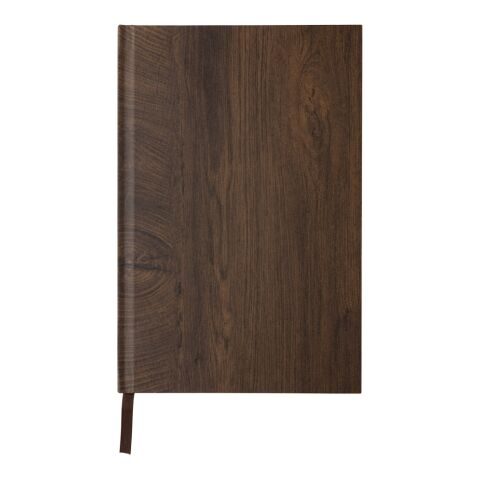 Kavana A5 Notizbuch mit Holz-Print dunkelbraun | ohne Werbeanbringung | Nicht verfügbar | Nicht verfügbar
