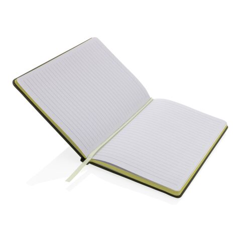 GRS-zertifiziertes rPET-A5-Notizbuch grün-grün | ohne Werbeanbringung | Nicht verfügbar | Nicht verfügbar