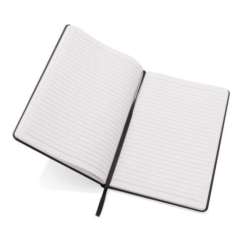 Craftstone A5 Notizbuch aus recycelt. Kraft- und Steinpapier schwarz | ohne Werbeanbringung | Nicht verfügbar | Nicht verfügbar