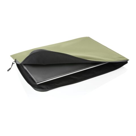 Impact Aware™ 15.6&quot; Laptop Sleeve aus recyceltem Polyester grün | ohne Werbeanbringung | Nicht verfügbar | Nicht verfügbar