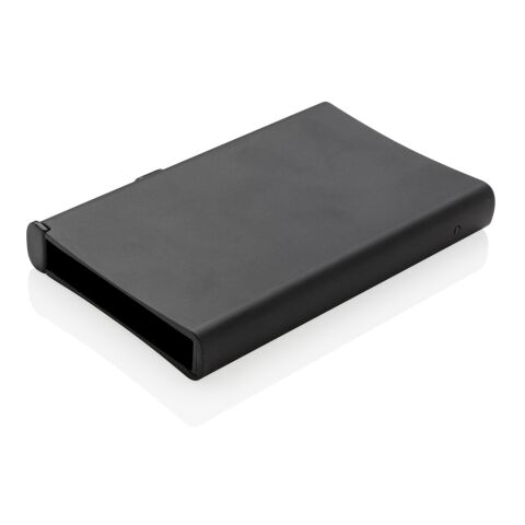 Aluminium RFID Kartenhalter schwarz | ohne Werbeanbringung | Nicht verfügbar | Nicht verfügbar