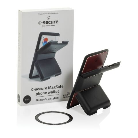 C-Secure MagSafe Phone-Wallet schwarz | ohne Werbeanbringung | Nicht verfügbar | Nicht verfügbar