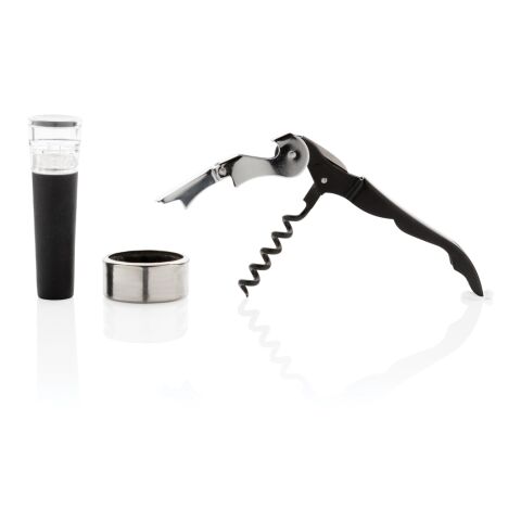 Vino 3-tlg. Sommelier Set silber | ohne Werbeanbringung | Nicht verfügbar | Nicht verfügbar
