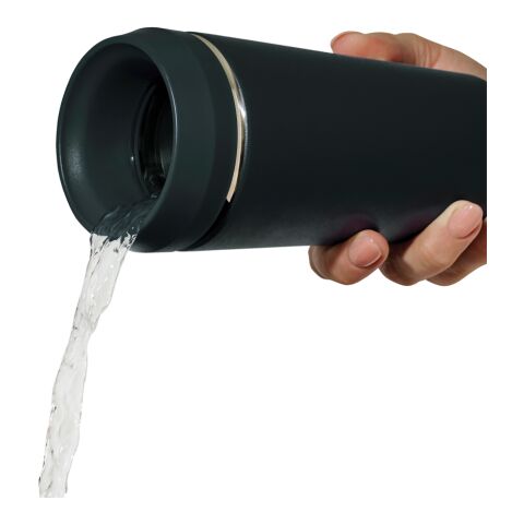 Topl-Trinkbecher aus rec. Stahl mit 360-Grad-Deckel 354ml grau | ohne Werbeanbringung | Nicht verfügbar | Nicht verfügbar