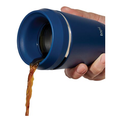 Topl-Trinkbecher aus rec. Stahl mit 360-Grad-Deckel 236ml französisch blau | ohne Werbeanbringung | Nicht verfügbar | Nicht verfügbar