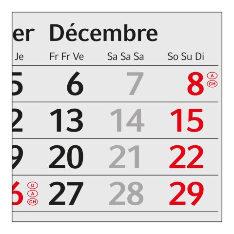 Tischkalender Mini 3 Recycling-Kalendariumspapier Karton-Dachaufsteller Hellgrau | 95 × 198 mm | Nicht verfügbar | Nicht verfügbar | Nicht verfügbar