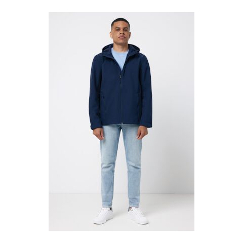 IQONIQ Makalu Herren Softshelljacke aus recyceltem Polyester navy blau | L | ohne Werbeanbringung | Nicht verfügbar | Nicht verfügbar | Nicht verfügbar