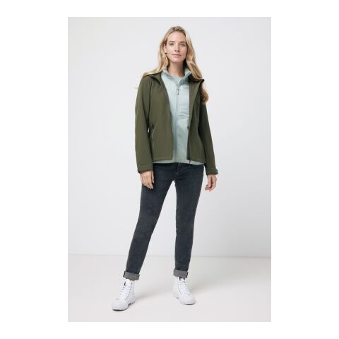 Iqoniq Makalu Damen Softshelljacke aus recyceltem Polyester grün | L | ohne Werbeanbringung | Nicht verfügbar | Nicht verfügbar | Nicht verfügbar