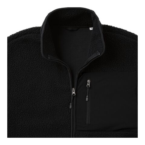 Iqoniq Diran Fleecejacke aus recyceltem Polyesterflor schwarz | S | ohne Werbeanbringung | Nicht verfügbar | Nicht verfügbar | Nicht verfügbar