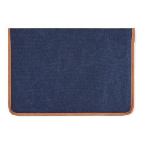 VINGA Bosler 14" Laptop-Tasche aus GRS recyceltem Canvas navy blau | ohne Werbeanbringung | Nicht verfügbar | Nicht verfügbar