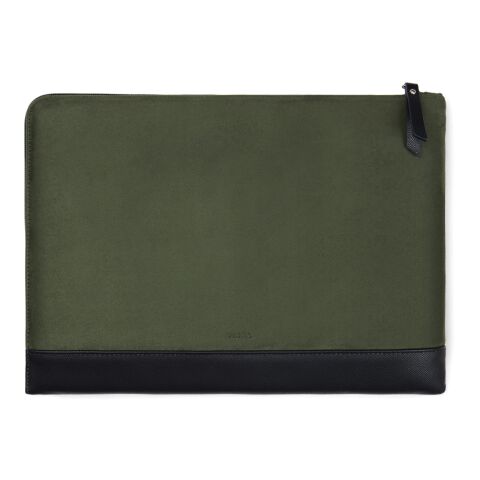 VINGA Marlow 16" Laptop Sleeve aus RCS recyceltem Polyester grün-schwarz