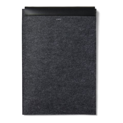 VINGA Albon 14&quot; Laptop-Seeve aus GRS recyceltem Filz schwarz | ohne Werbeanbringung | Nicht verfügbar | Nicht verfügbar