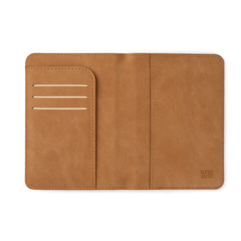 VINGA Bosler RCS RFID Passport-Cover braun | ohne Werbeanbringung | Nicht verfügbar | Nicht verfügbar