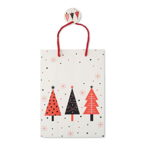 Geschenkpapiertüte, medium weiß | ohne Werbeanbringung | Nicht verfügbar | Nicht verfügbar