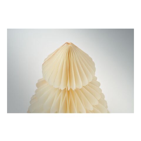 Weihnachtsbaum Papier beige