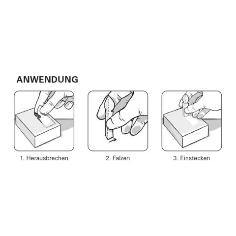 Minikuchen in Gratulationsbox weiß | ohne Werbeanbringung