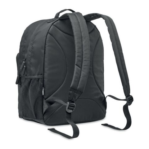 Laptop-Rucksack 300D RPET schwarz | ohne Werbeanbringung | Nicht verfügbar | Nicht verfügbar | Nicht verfügbar