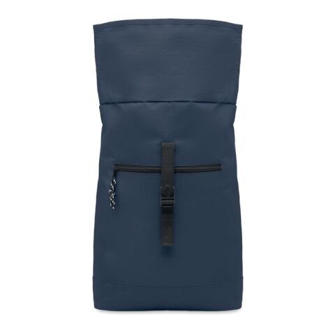 Rolltop-Rucksack 600D blau | ohne Werbeanbringung | Nicht verfügbar | Nicht verfügbar | Nicht verfügbar