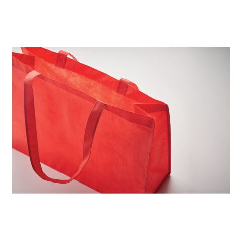 Einkaufstasche RPET rot | ohne Werbeanbringung | Nicht verfügbar | Nicht verfügbar | Nicht verfügbar