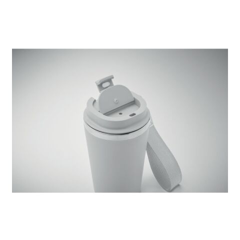 Doppelwandiger Trinkbecher 350 ml weiß | ohne Werbeanbringung | Nicht verfügbar | Nicht verfügbar | Nicht verfügbar