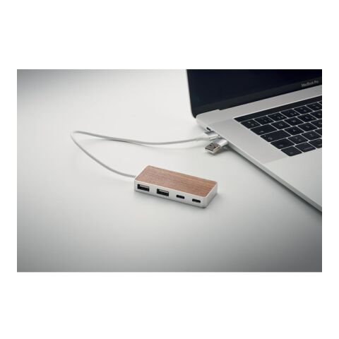 4 Port USB-Hub holzfarben | ohne Werbeanbringung | Nicht verfügbar | Nicht verfügbar | Nicht verfügbar