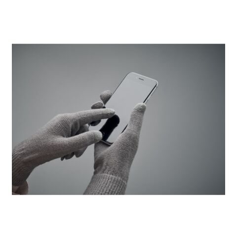 Gestrickte Handschuhe RPET dunkelgrau | ohne Werbeanbringung | Nicht verfügbar | Nicht verfügbar | Nicht verfügbar