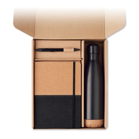 Geschenk-Set 3-teilig schwarz | ohne Werbeanbringung | Nicht verfügbar | Nicht verfügbar | Nicht verfügbar