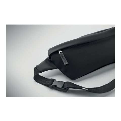 Gürteltasche 600D RPET schwarz | ohne Werbeanbringung | Nicht verfügbar | Nicht verfügbar | Nicht verfügbar