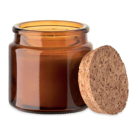 Kerze aus Pflanzenwachs 70g braun | ohne Werbeanbringung | Nicht verfügbar | Nicht verfügbar