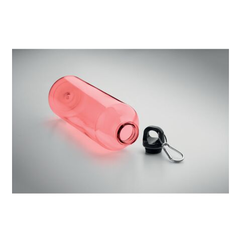 Trinkflasche RPET 750ml transparent rot | ohne Werbeanbringung | Nicht verfügbar | Nicht verfügbar