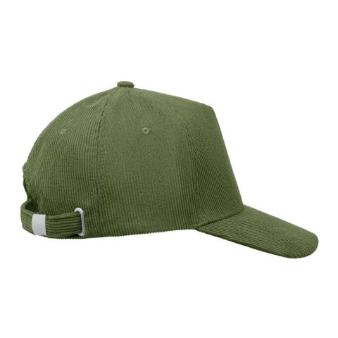 Baseball Kappe 5 Panels Cord Armeegrün | ohne Werbeanbringung | Nicht verfügbar | Nicht verfügbar | Nicht verfügbar