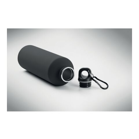 Einwandige Trinkflasche 750 ml schwarz