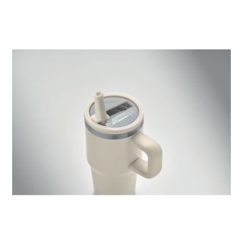 Doppelwandiger Trinkbecher 500ml beige